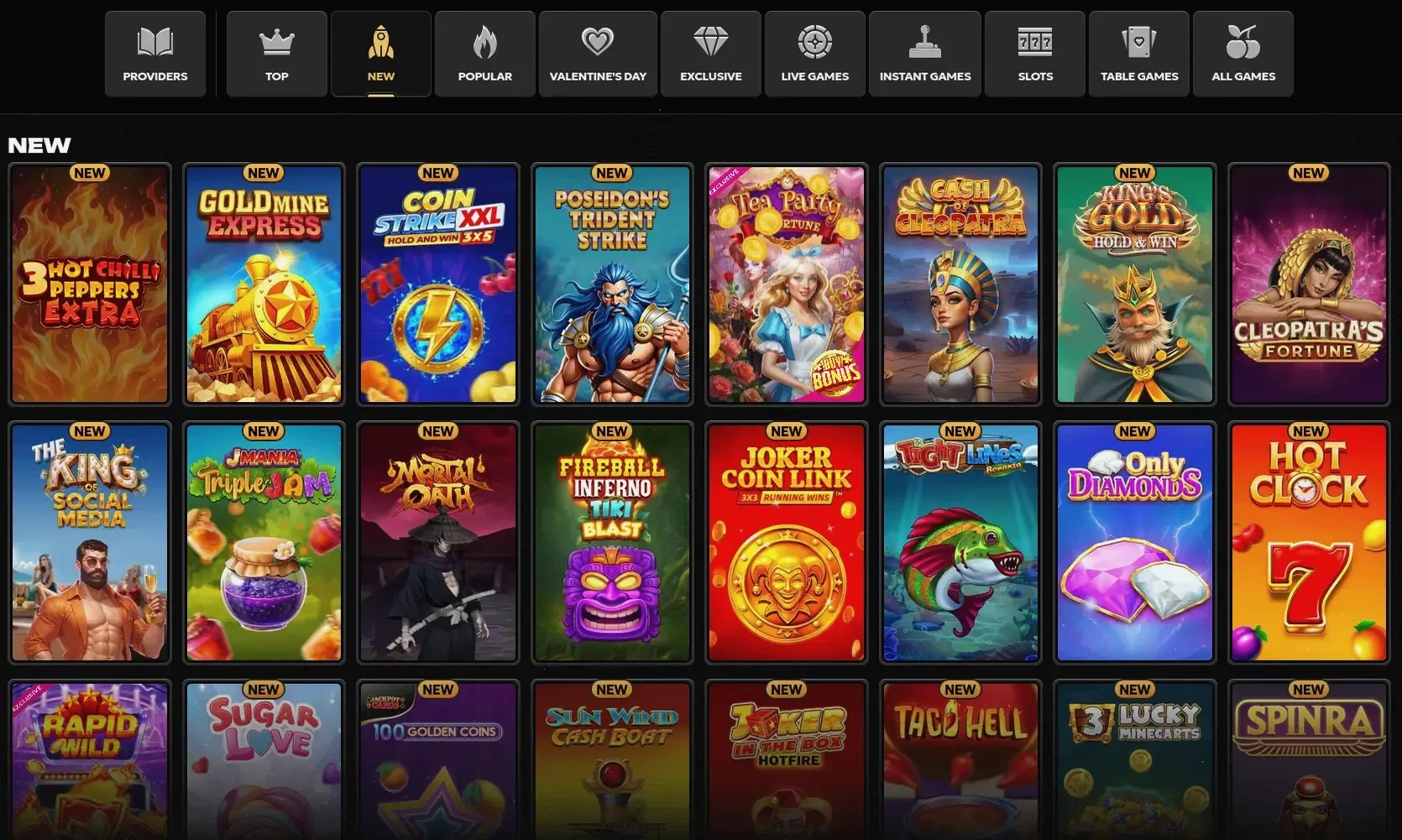 Игровой интерфейс онлайн казино Граф